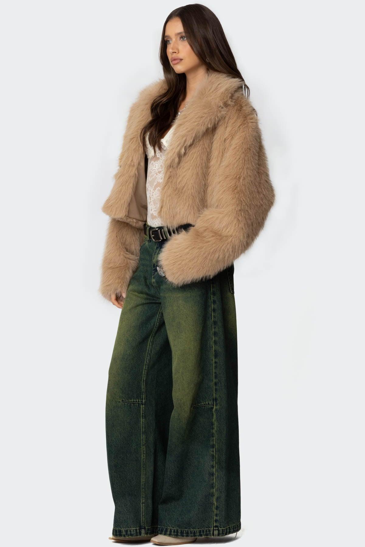 Sierra Oversized Faux Fur Jacket Product Image