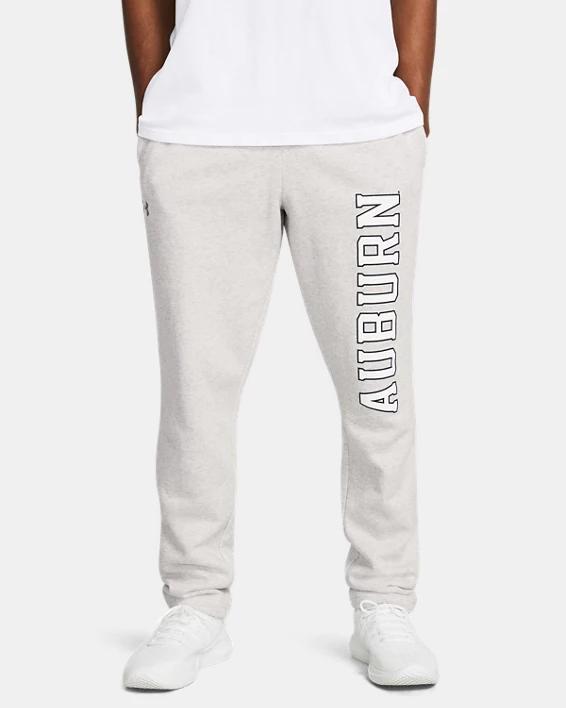 Mens UA Rival Fleece Collegiate Open Bottom Pants Product Image