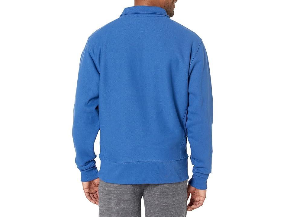 Champion Reverse Weave 1/4 Zip Pullover (Steel Ink) Men's Clothing Product Image