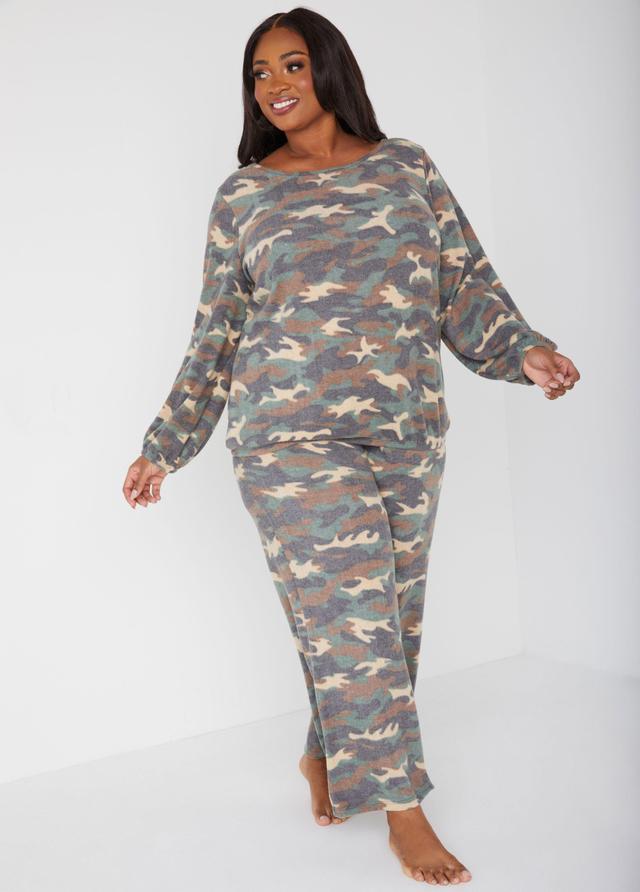 Plus Size Hacci Knit Lounge Pants Ashley Stewart Product Image