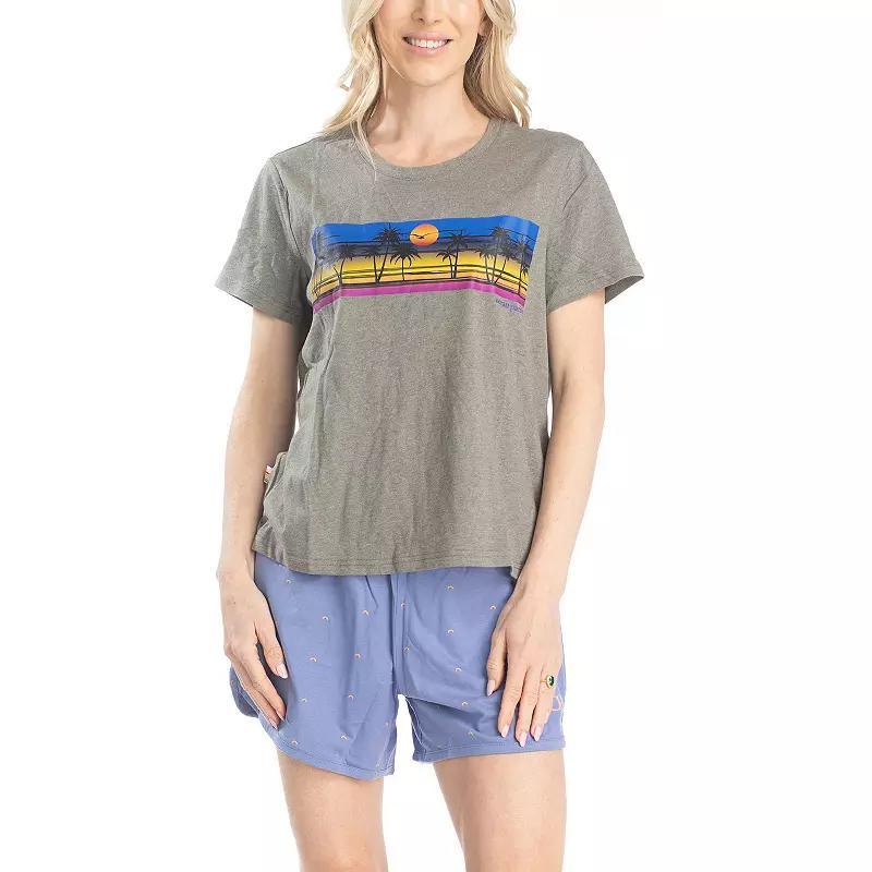 Womens Ocean Pacific Day Breakers Tee and Shorts Set Product Image