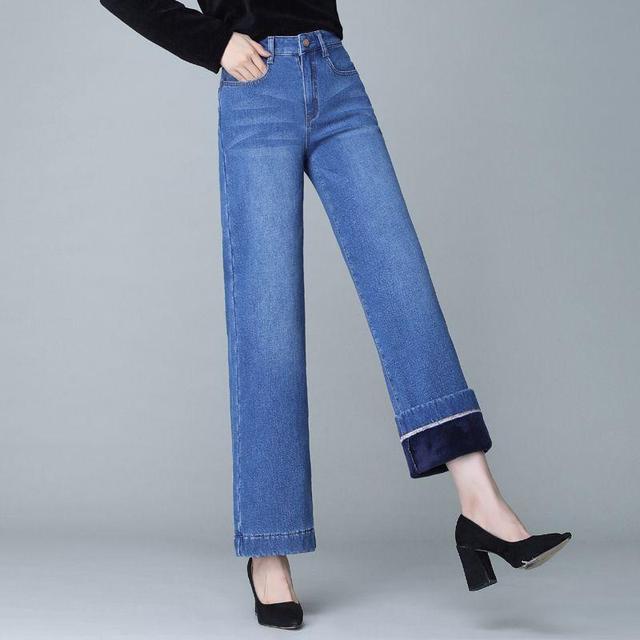 High Rise Straight Leg Crop Jeans Product Image