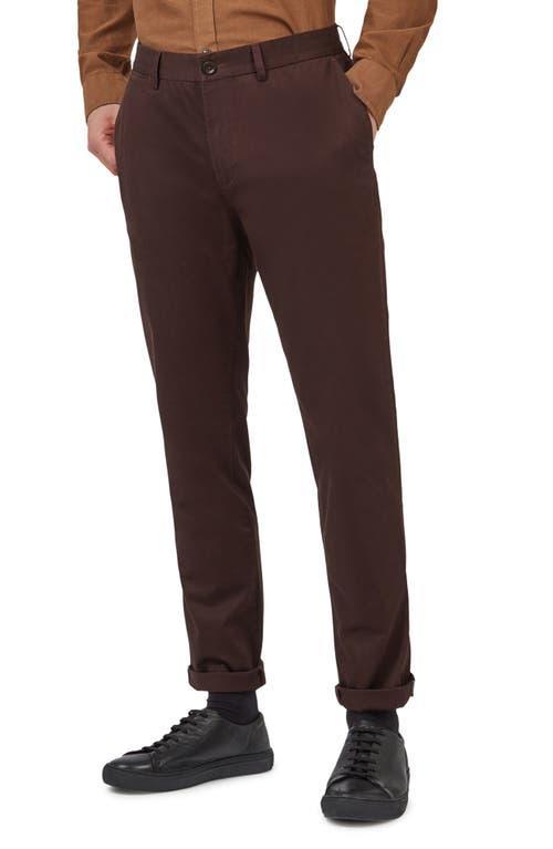 Ben Sherman Mens Slim-Fit Stretch Five-Pocket Branded Chino Pants Product Image