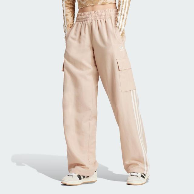 adidas Adicolor Cargo Pants Magic Beige M Womens Product Image