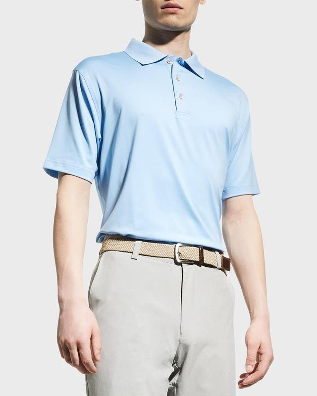 Mens Stretch-Jersey Polo Shirt Product Image