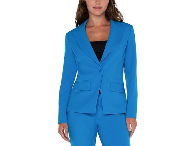 Liverpool Los Angeles One-Button Blazer Product Image