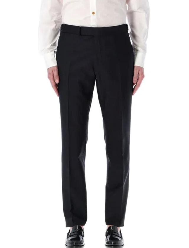 Mid-rise Tailored Trousers In Black Product Image