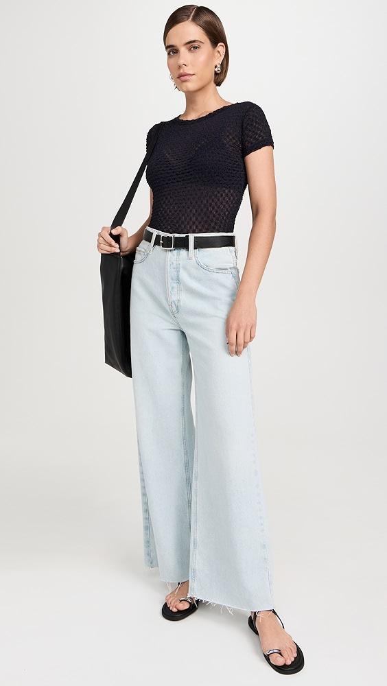 FRAME Le Low Baggy Wide Leg Jeans | Shopbop Product Image