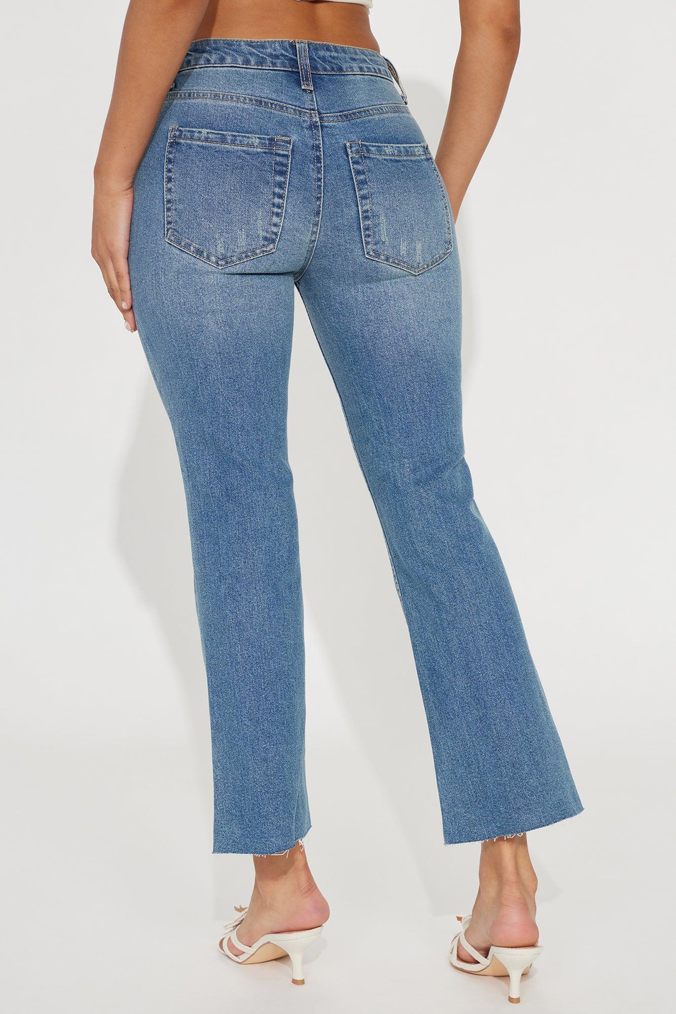 Already Made It Stretch Cropped Flare Jeans - Light Wash Product Image