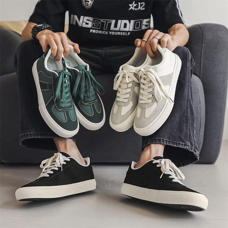 Platform Panel Canvas Sneakers Product Image