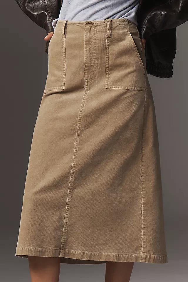 Le Jean Jocelyn Denim Midi Skirt Product Image