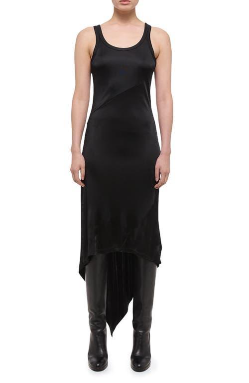 Womens Jersey Asymmetric-Hem Sleeveless Maxi Dress Product Image