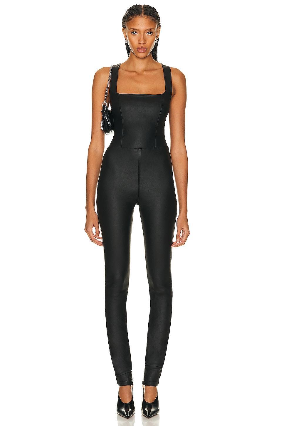 SER.O.YA Viper Catsuit in Black Product Image