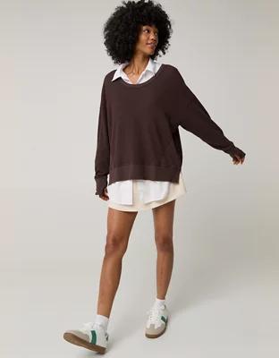 OFFLINE By Aerie Wow! Waffle T-Shirt Product Image