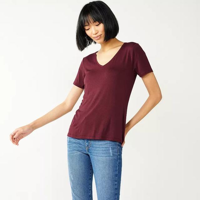 Womens Nine West Essential V-Neck Tee Product Image