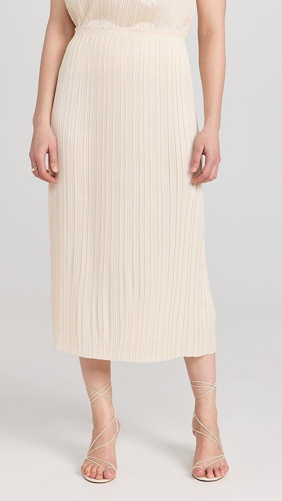 Vince Pleated Straight Pull On Skirt | Shopbop Product Image