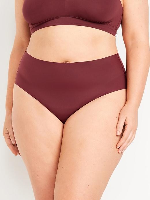 High-Waisted No-Show Brief Underwear Product Image