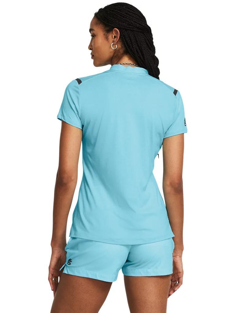 Women's Curry Splash Short Sleeve Polo Product Image