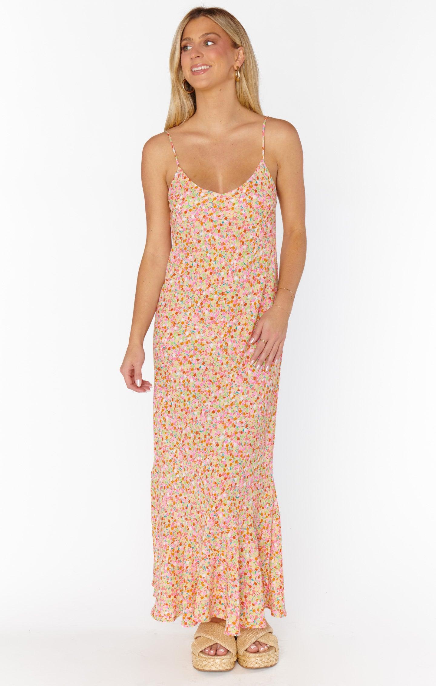 Uptown Slip Dress ~ Beachy Blossom Product Image