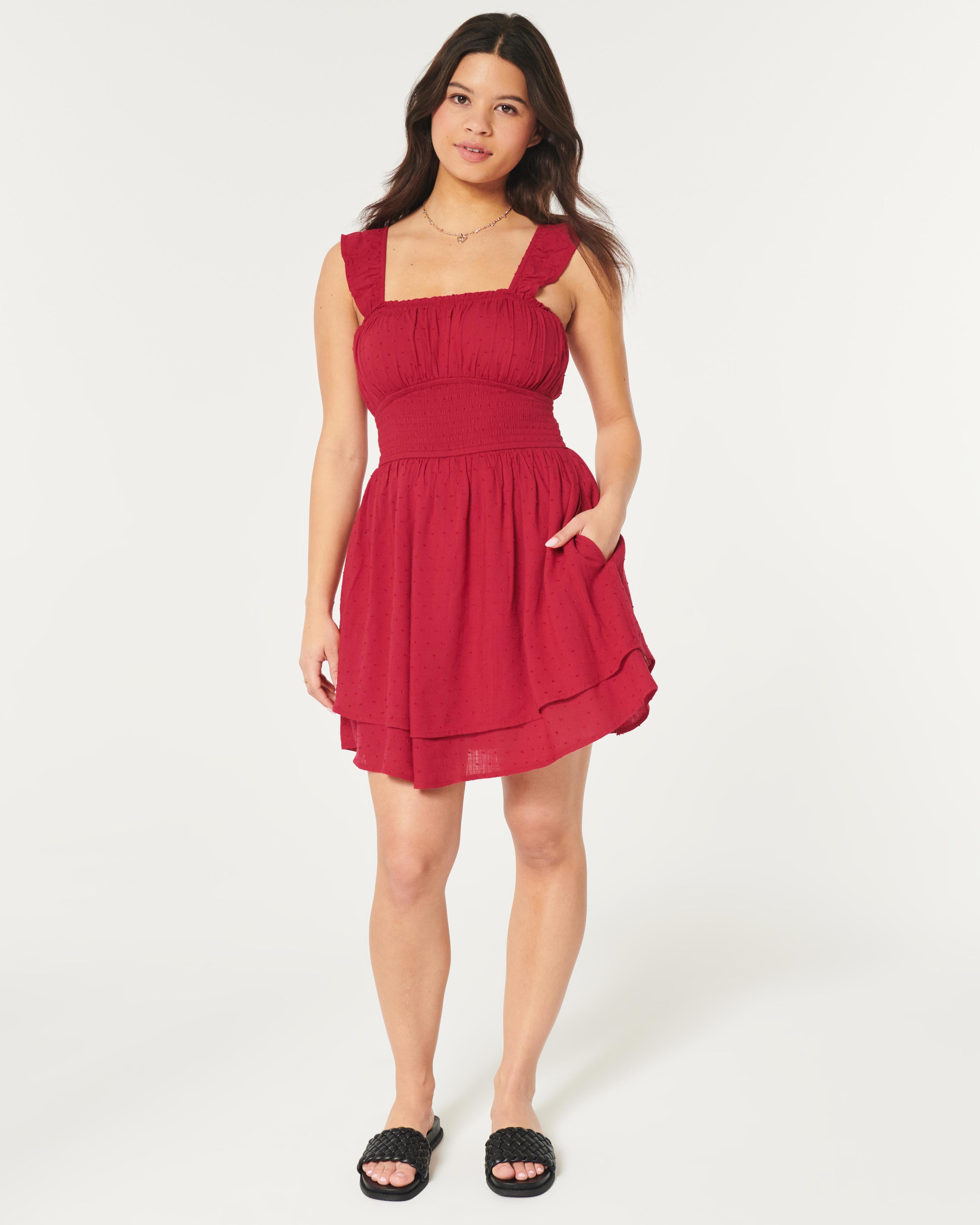 Hollister Saidie Double-Tier Skort Dress Product Image