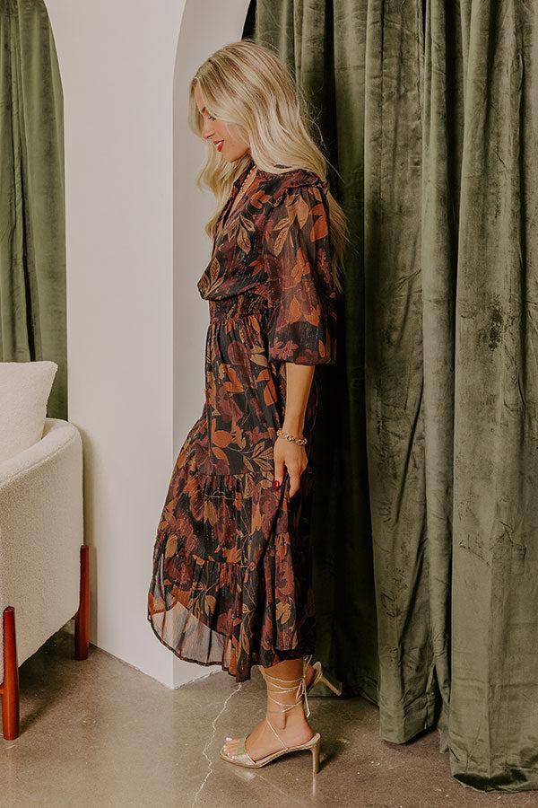 Autumn Encounters Floral Midi Product Image