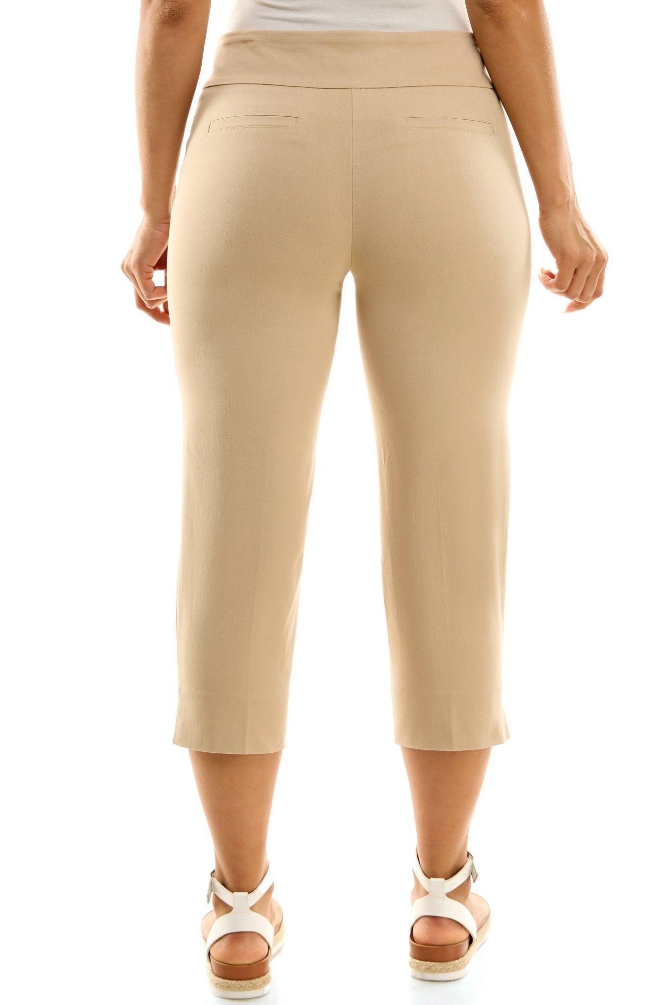 Pull-On Slim Leg Crop Pant Product Image