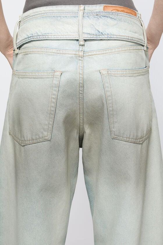 Coated denim trousers Product Image