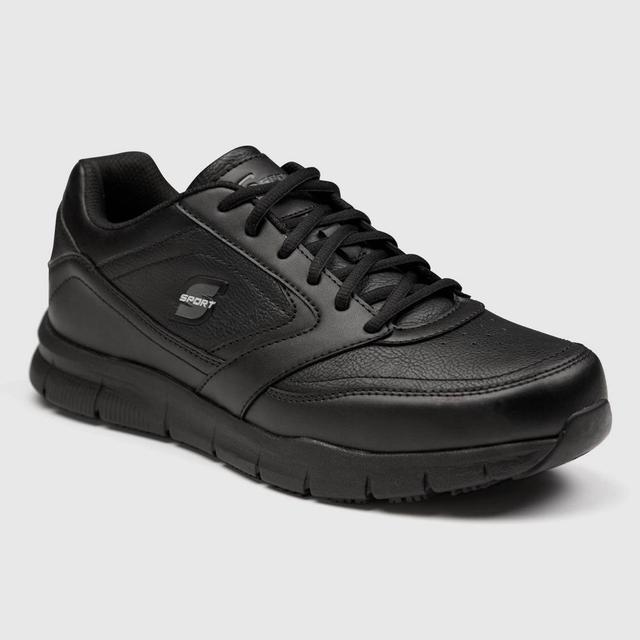 S Sport By Skechers Mens Brise Slip Resistant Sneakers - Black 7 Product Image