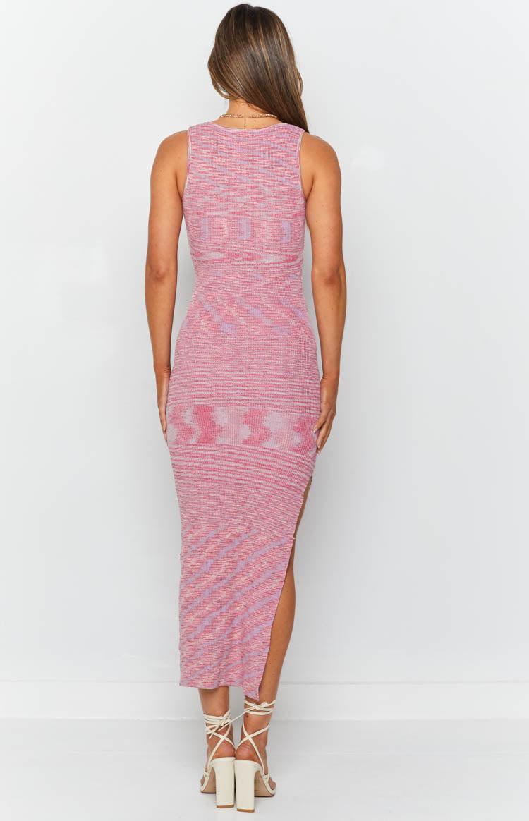 Ravenna Cut Out Maxi Dress Pink Product Image