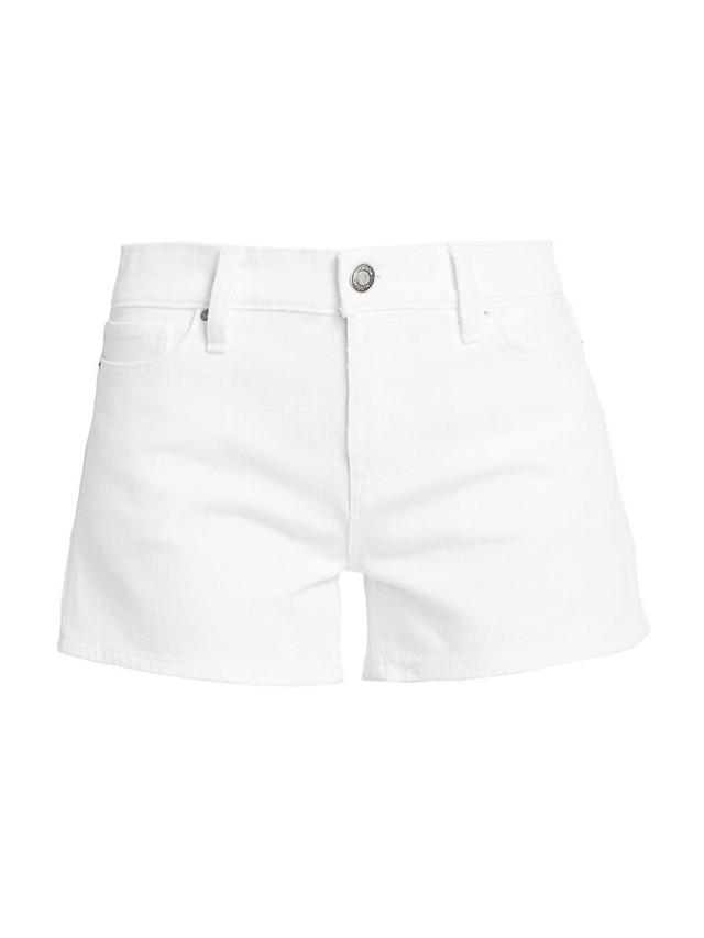 Womens Gemma Twill Mid-Rise Shorts Product Image