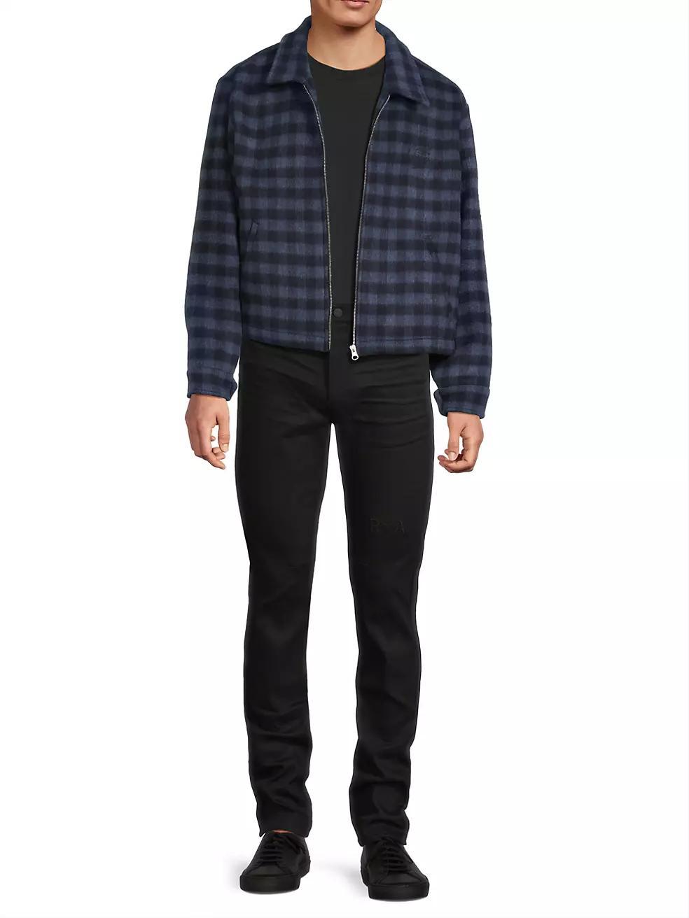 Gingham Wool Jacket Product Image