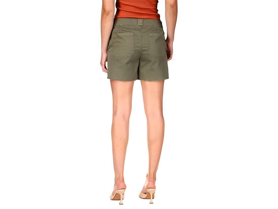 Sanctuary Daybreak Stretch Twill Shorts with Frayed Hem (Hiker ) Women's Clothing Product Image