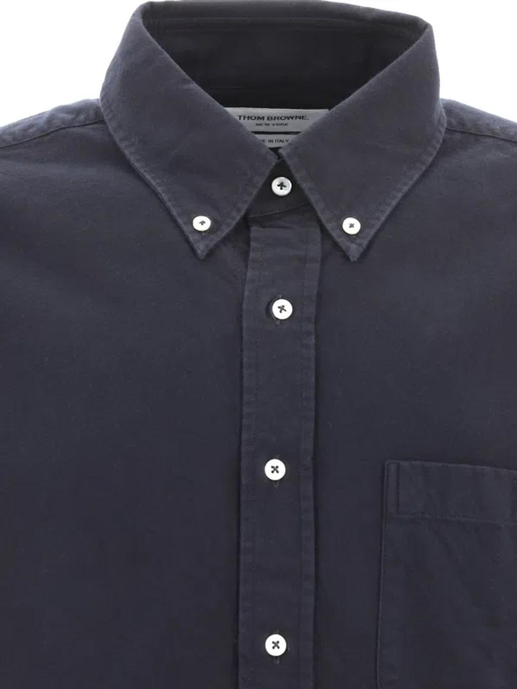 THOM BROWNE Shirts In Blue Product Image