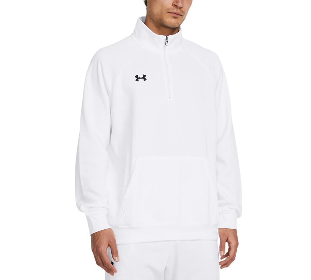 Under Armour Mens Rival Fleece Quarter-Zip Pullover - Mod Gry Product Image