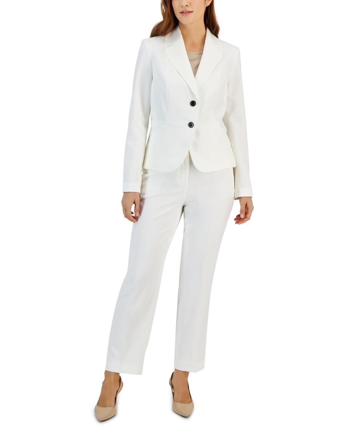 Le Suit Womens Single-Button Blazer & Pants Suit, Regular & Petite Product Image