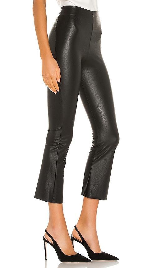 Commando Faux Leather Cropped Flare (Porcelain) Women's Clothing Product Image