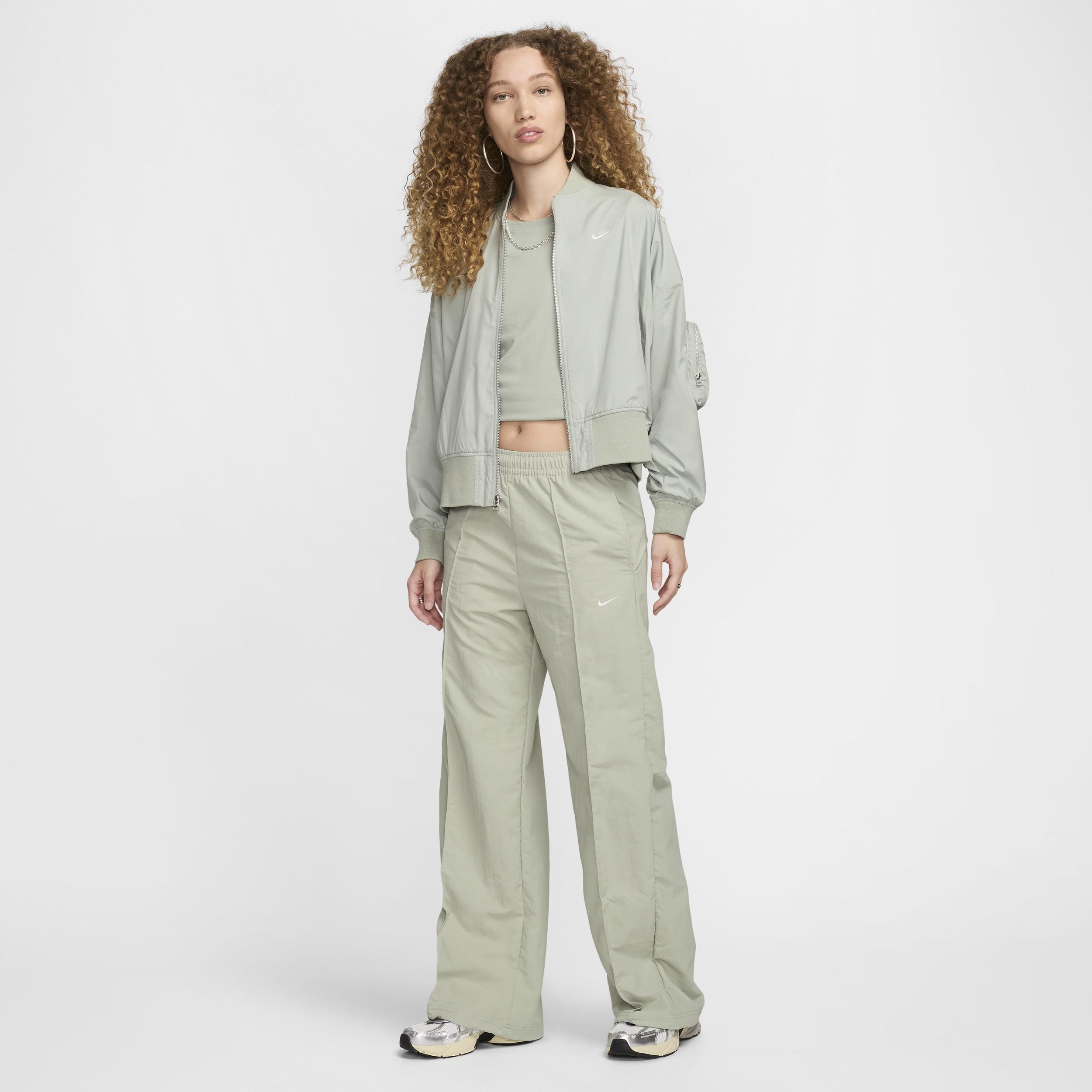 Nike Womens Nike Trend Woven Mid Rise Pants - Womens Jade Horizon/Sail Product Image