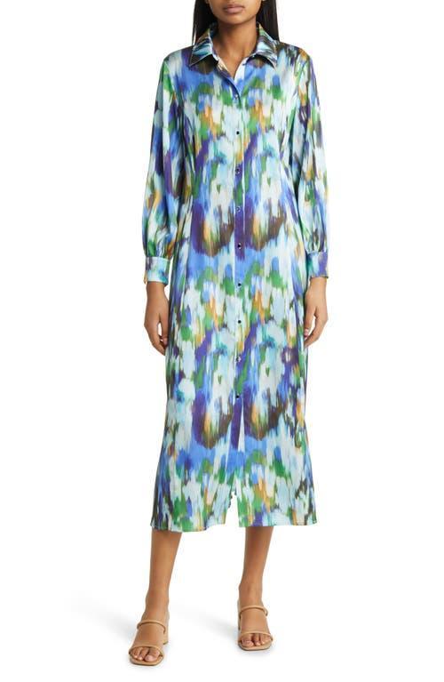 Misook Watercolor Shirtdress Product Image