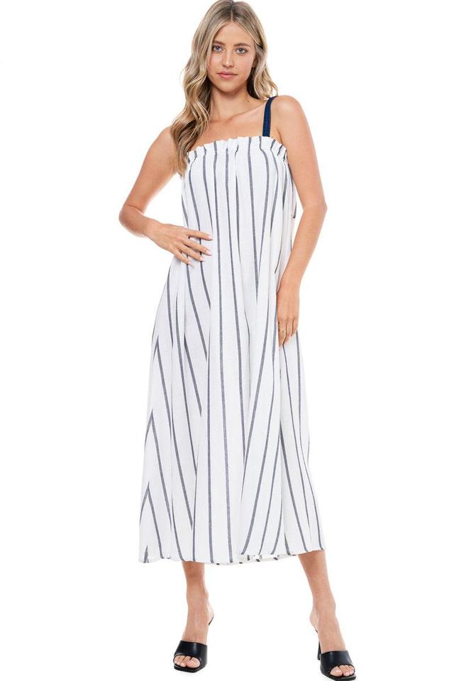 Stripped Midi Dress Product Image