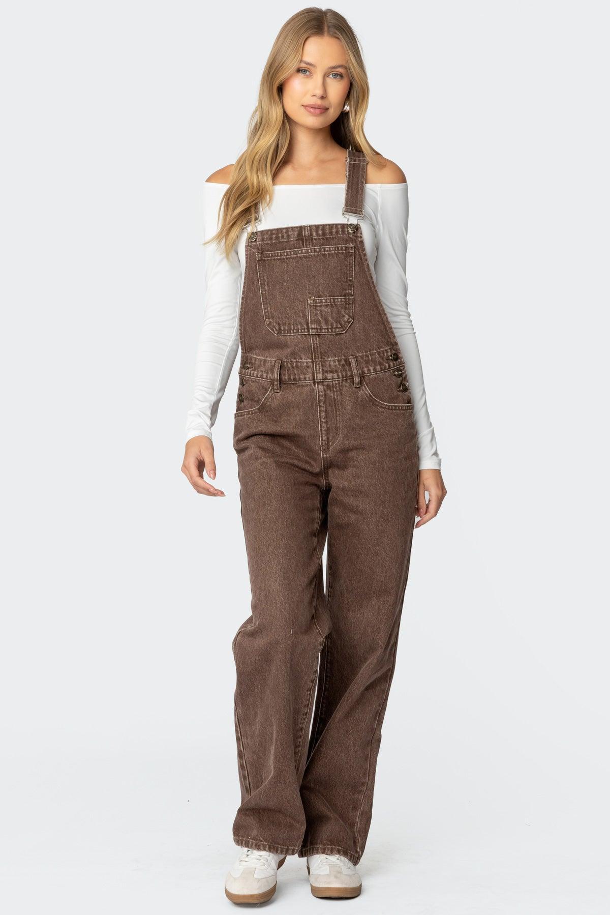 Rosemary Denim Overalls Product Image