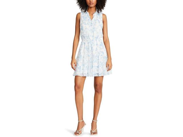 Steve Madden Finley Floral Chiffon Minidress Product Image