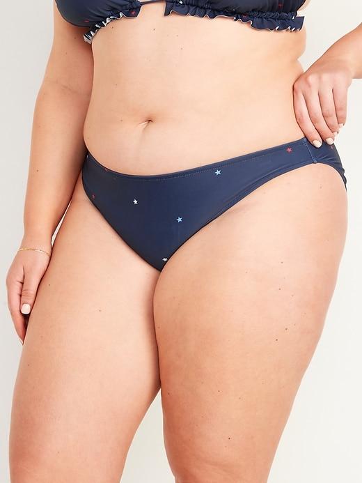 Mid-Rise Bikini Swim Bottoms Product Image