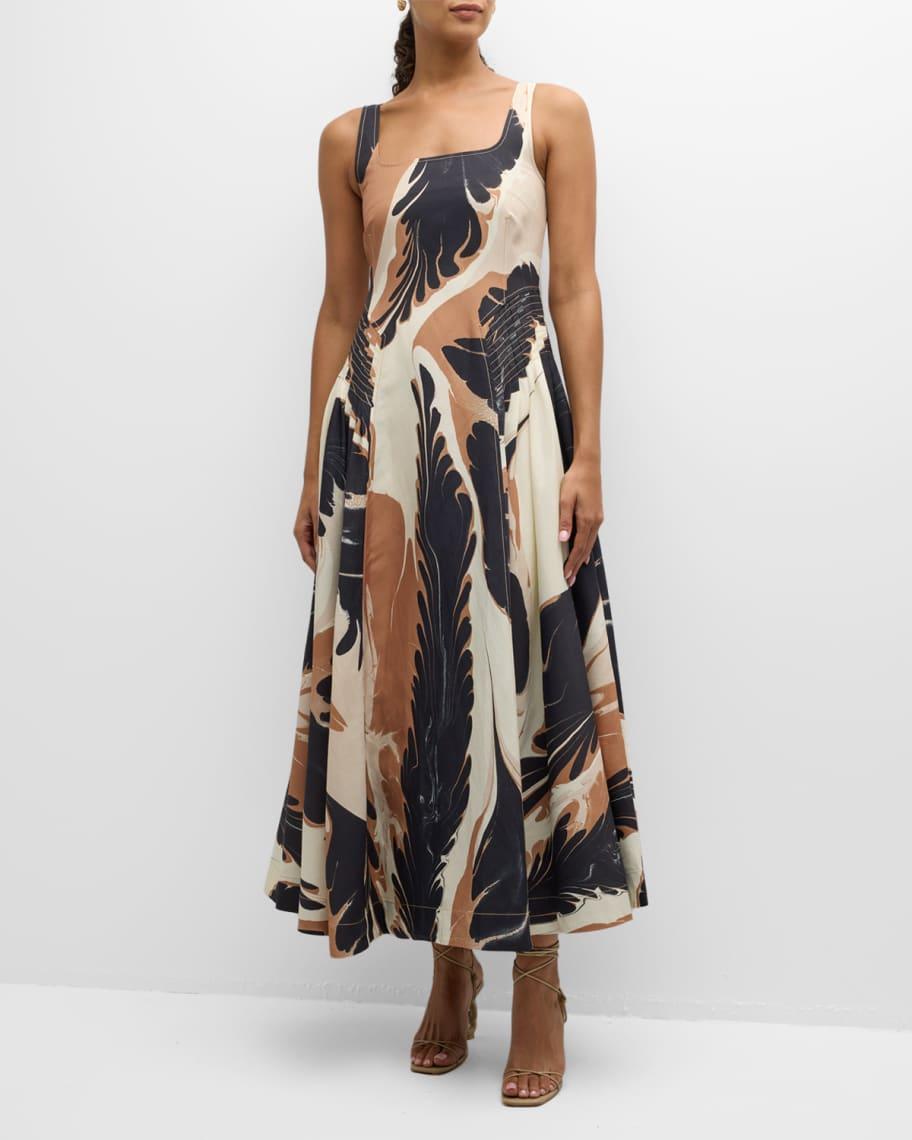 Paola Printed Midi Dress product image