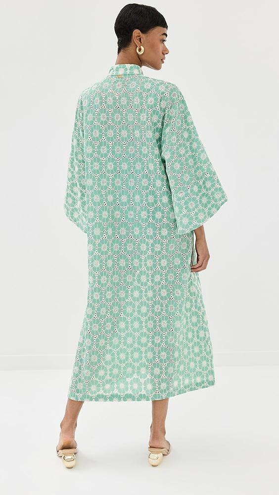 La Vie Style House Daisy Embroidered Maxi Caftan | Shopbop Product Image