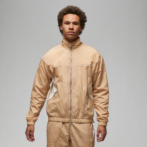 Jordan Mens Jordan Statement Warm-Up Jacket - Mens Beige/Beige Product Image