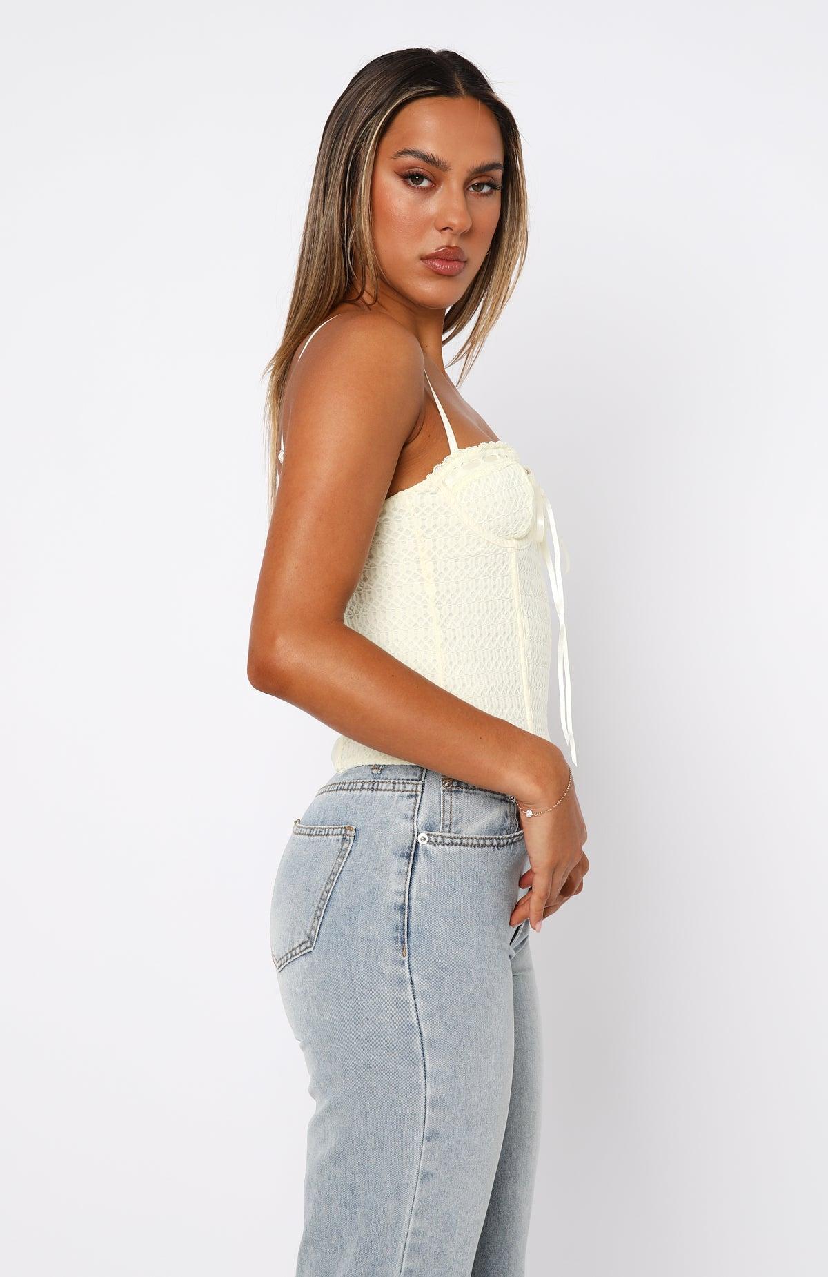 Way You Feel Bustier Lemon Product Image