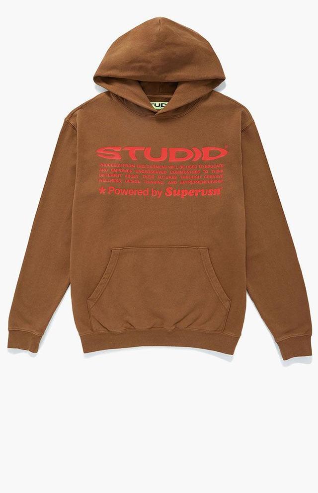 Studio by Supervsn Mens Chocolate Graphic Hoodie Product Image