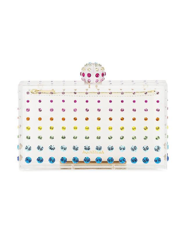 Womens Tequila Resin & Leather Clutch Product Image