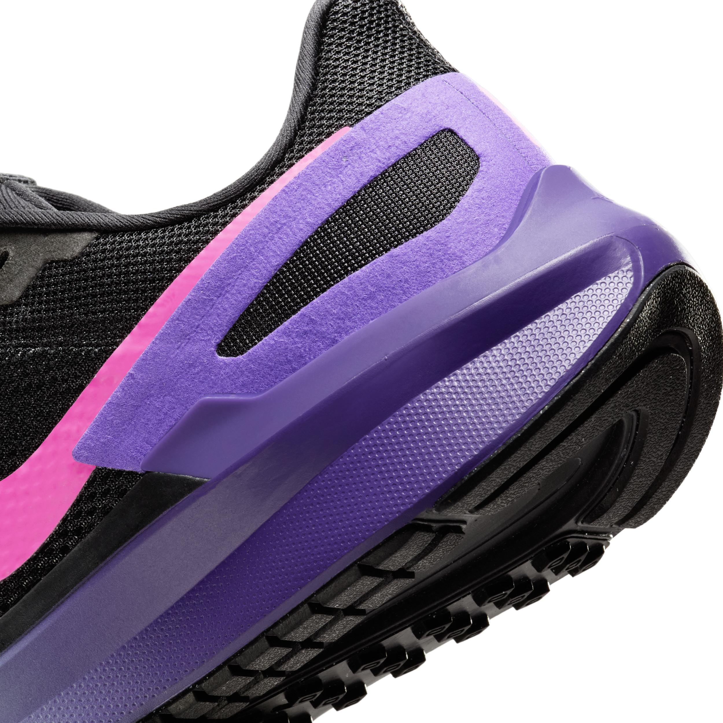 Nike Mens Nike Air Zoom Structure 25 - Mens Running Shoes Anthracite/Black/Fuchsia Product Image