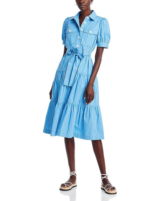 Derek Lam 10 Crosby Buffy Cotton Belted Utility Dress Product Image